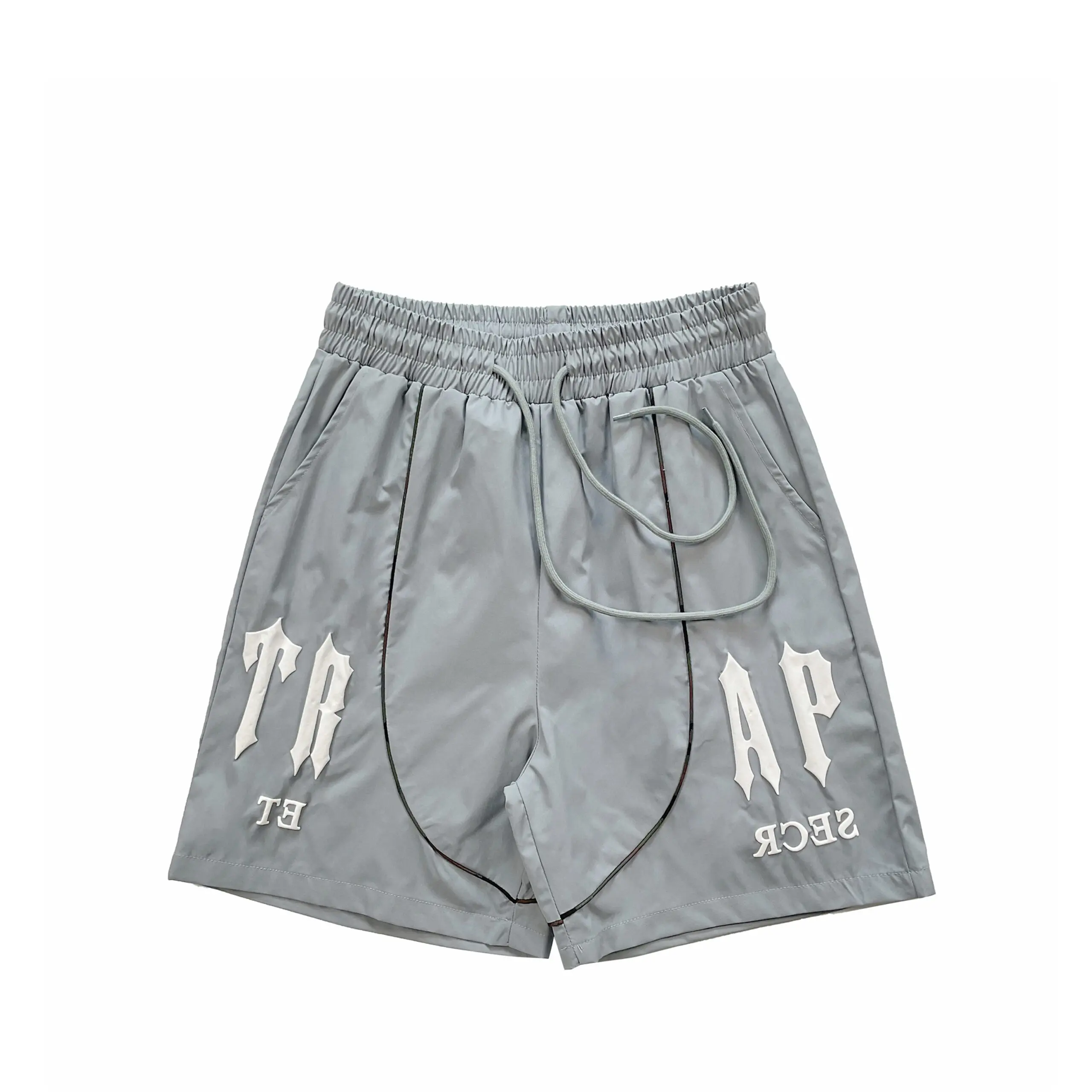 Trapstar Shorts Prominent Graphic Drawstring Waistband 2026 | Drip Kickz Trapstar Shorts Prominent Graphic Drawstring Waistband