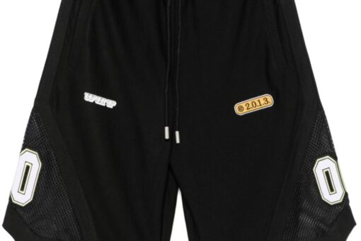 Off-White Banknote hockey shorts black