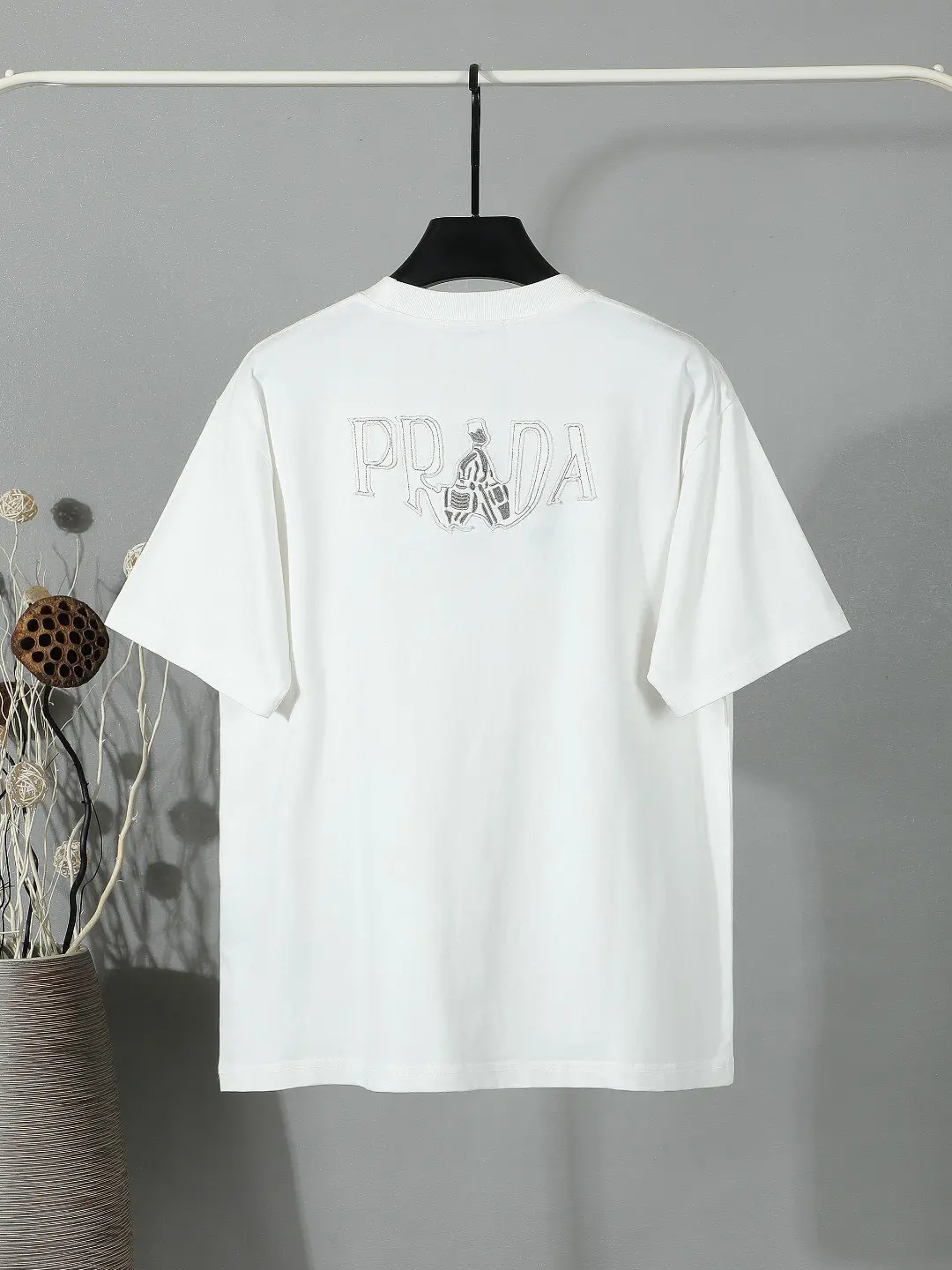 Prada White T-Shirt Represent Cherub Initial 2026 | Drip Kickz Prada White T-Shirt Represent Cherub Initial - Image 3