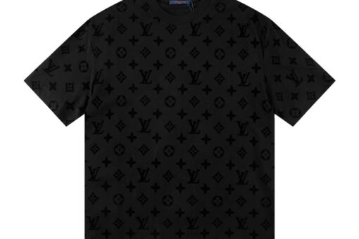 LV Monogram T- Shirt Black