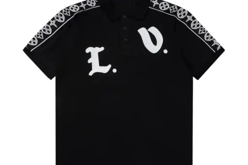 LV T-Shirt collared Black