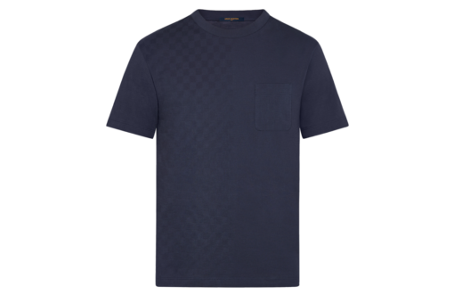 LV Half Damier Pocket T-Shirt Dark Night Blue