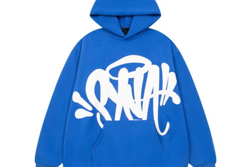 Syna World Logo Hoodie In Blue & White