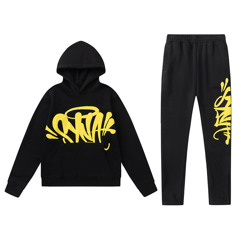Syna World Hoodie And Matching Joggers Black 2026 | Drip Kickz Syna World Hoodie And Matching Joggers Black