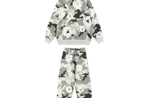 Denim Tears Cotton Wreath Tracksuit White Camo
