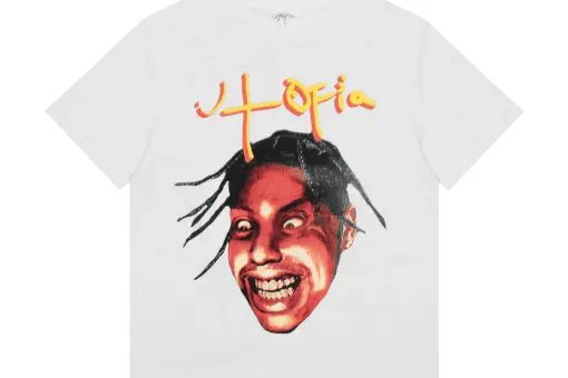 Travis Scott Utopia II T-shirt Utopia Graphic White