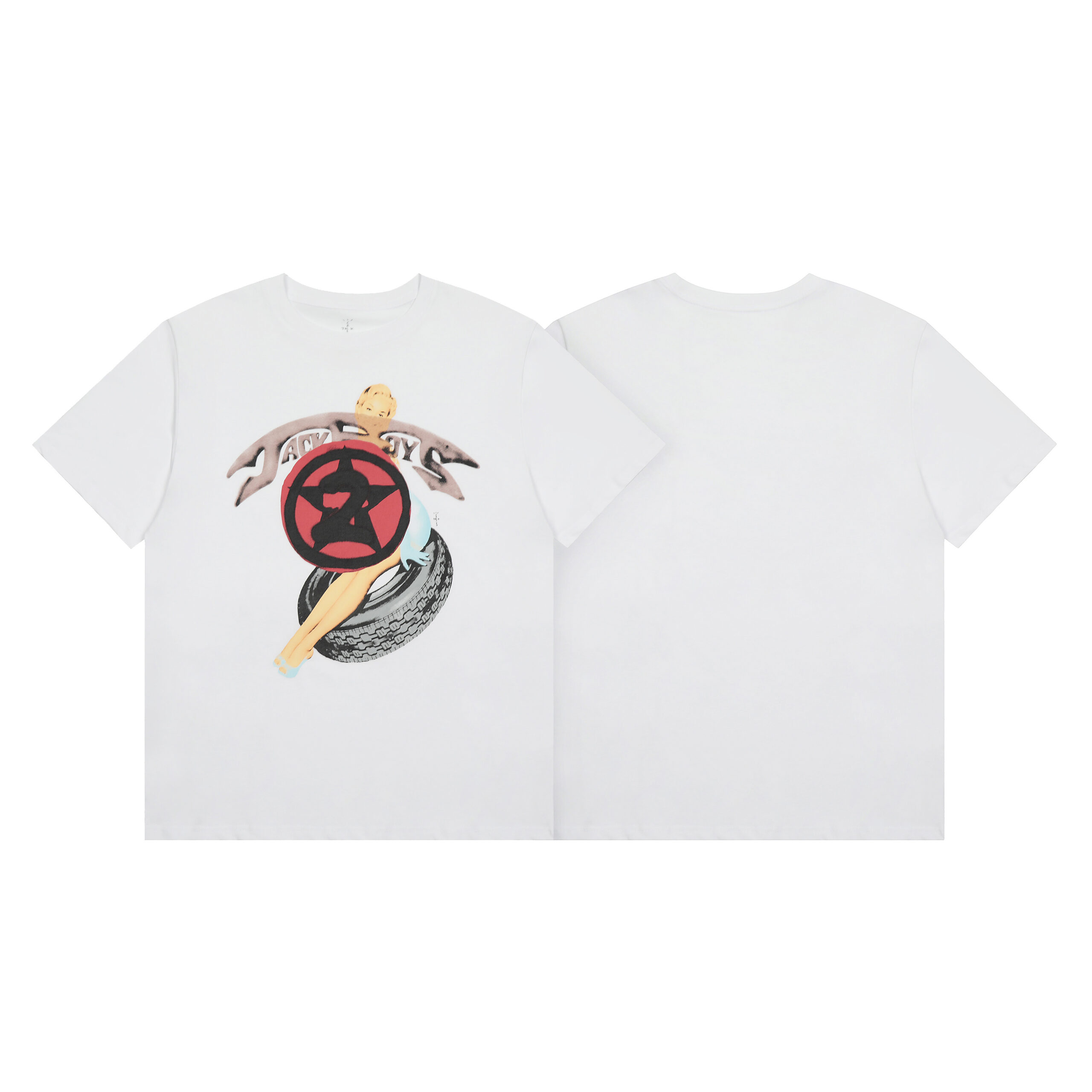 Travis Scott Cactus Jack Jackboys T-Shirt White 2026 | Drip Kickz Travis Scott Cactus Jack Jackboys T-Shirt White