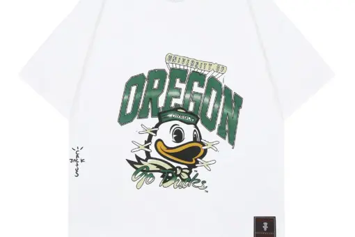 Travis Scott Oregon Duck T Shirt White
