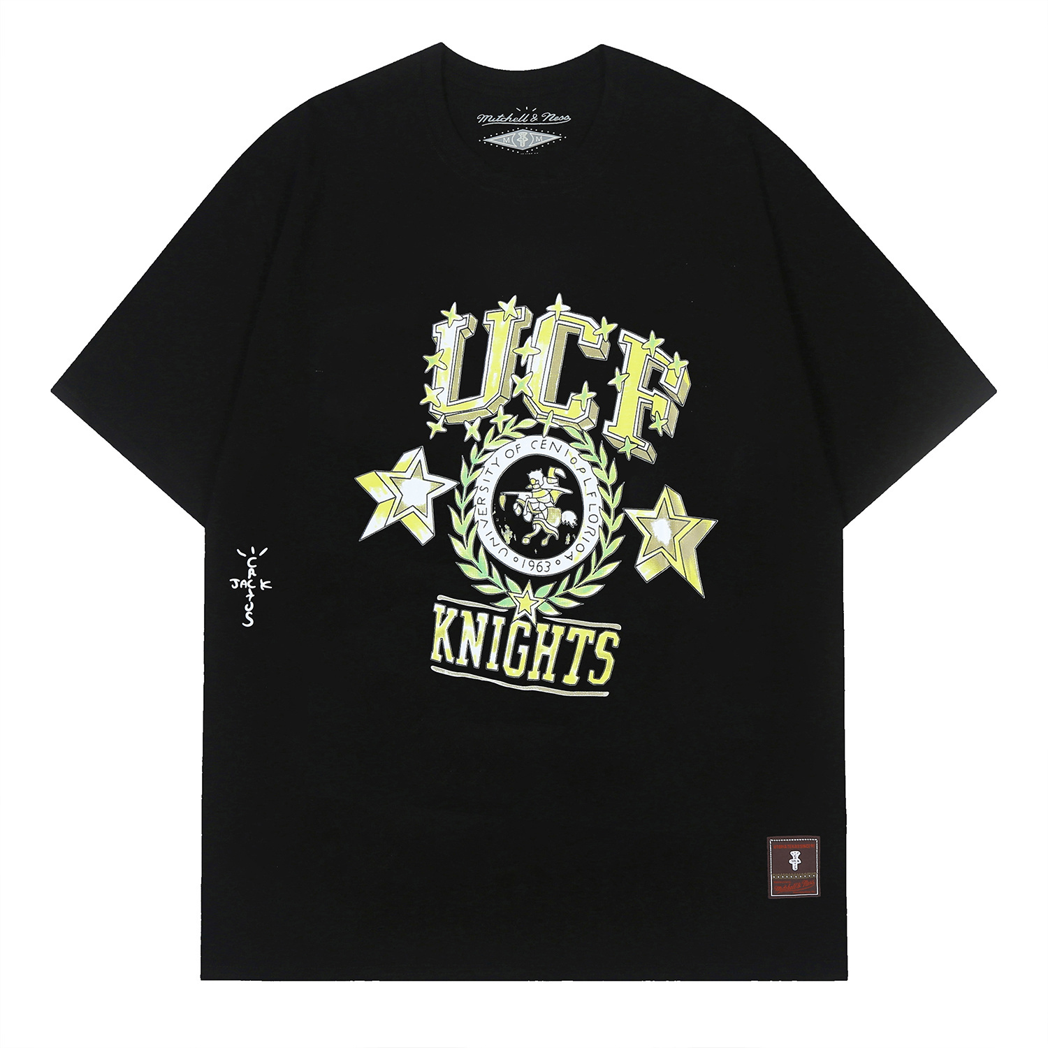 Travis Scott x Mitchell & Ness University of Central Florida Graphic T-Shirt 2026 | Drip Kickz Travis Scott x Mitchell & Ness University of Central Florida Graphic T-Shirt