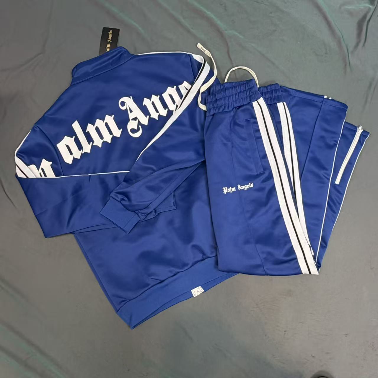 Palm Angels Zipped Tracksuit Blue 2026 | Drip Kickz Palm Angels Zipped Tracksuit Blue - Image 2