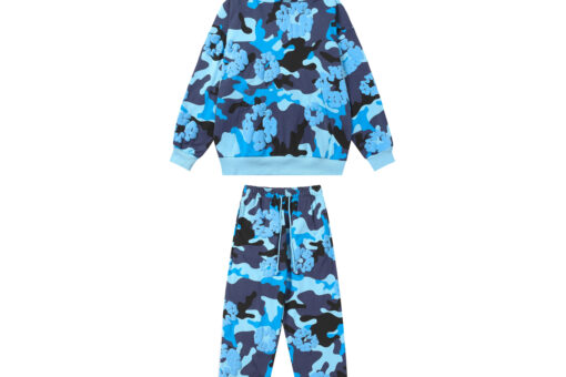 Denim Tears Cotton Wreath Tracksuit Blue Camo