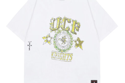 Travis Scott x Mitchell & Ness University of Central Florida Graphic T-Shirt White