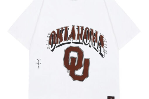 Travis Scott Oklahoma T Shirt White