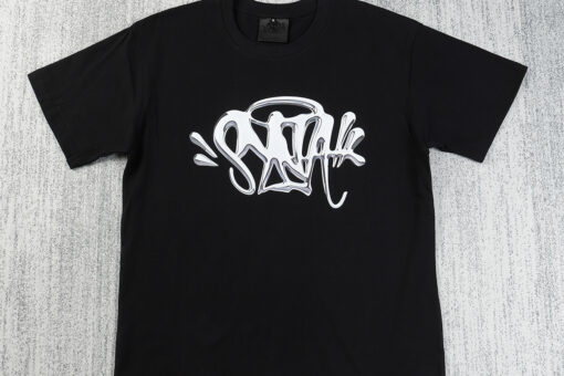 Syna World T Shirt White Metallic Style Graphic
