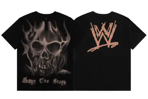 Travis Scott WWE WrestleMania 41 Merchandise Collection T Shirt
