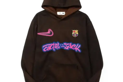 Travis Scott x Nike x FC Barcelona Spray Logo Hoodie