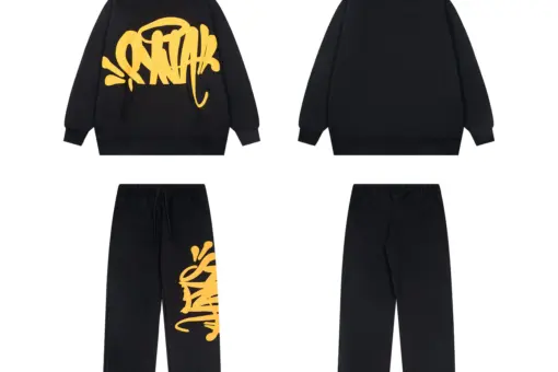 Syna World Foaming Letters Tracksuit Set Royal Black