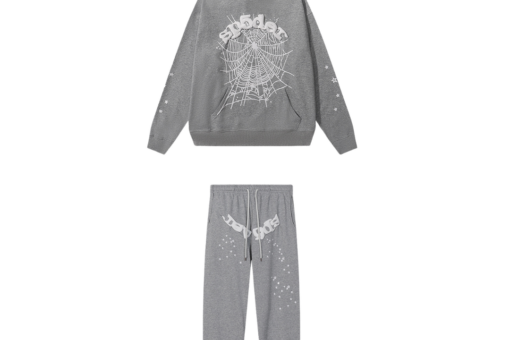 Sp5der OG Web Tracksuit Grey