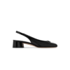 LV Swing Slingback Low Pump Black