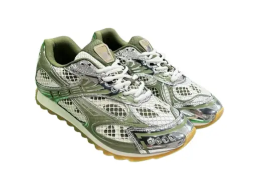 Bottega Veneta Orbit Sneakers Light Green/Khaki