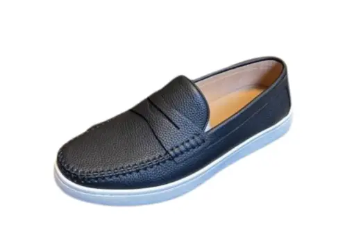Bottega Veneta Intrecciato Leather Loafers Smooth Black