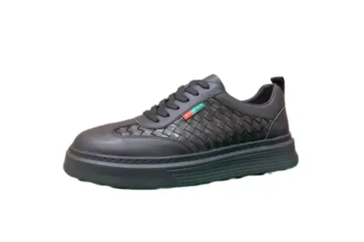 Bottega Veneta Orbit Flash Sneakers Textured Black
