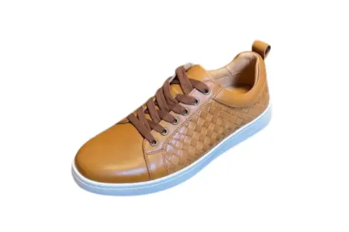 Bottega Veneta Orbit Flash Sneakers Caramel