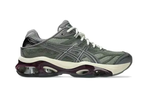 ASICS Gel-Kinetic 2.0 Lichen Green Beniimo Purple