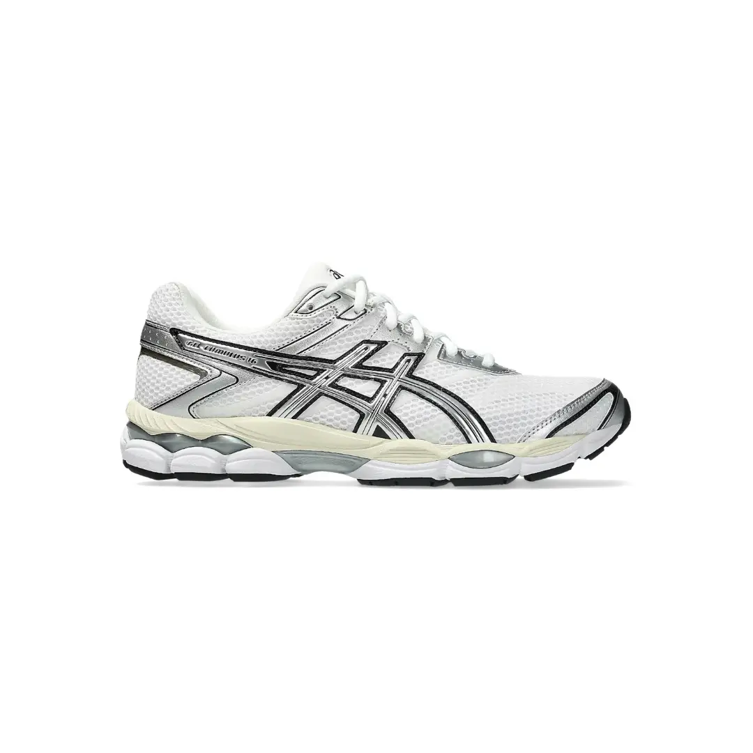 ASICS Gel-Cumulus 16 White Silver 2026 | Drip Kickz ASICS Gel-Cumulus 16 White Silver