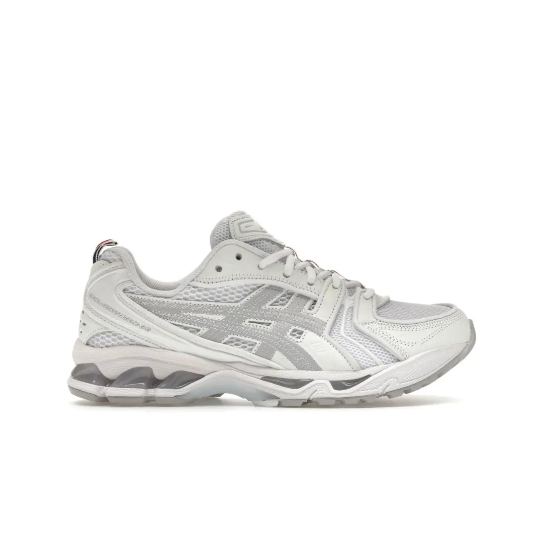 ASICS Gel-Kayano 14 Thom Browne White 2026 | Drip Kickz ASICS Gel-Kayano 14 Thom Browne White