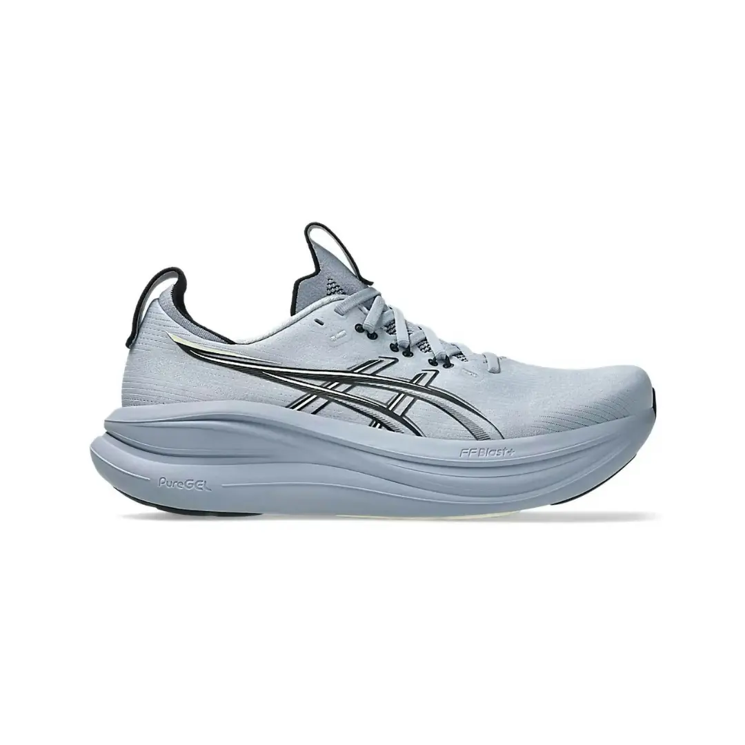 ASICS Gel-Nimbus 28 Grey Blue Black 2026 | Drip Kickz ASICS Gel-Nimbus 28 Grey Blue Black