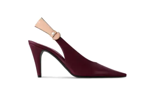 LV Legacy Slingback Pump Dark Burgundy