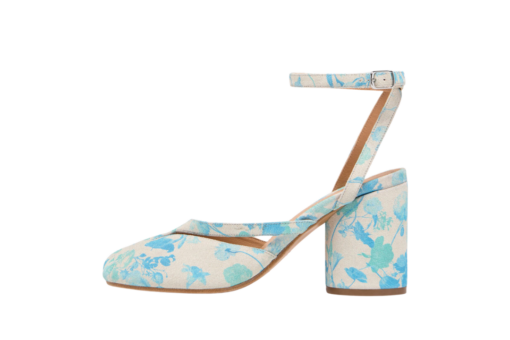 Maison Margiela Tabi Sandal Pump White And Light Blue - 42