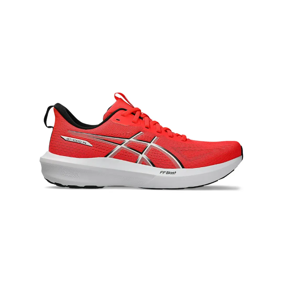 ASICS GT-1000 14 Flash Red Black 2026 | Drip Kickz ASICS GT-1000 14 Flash Red Black
