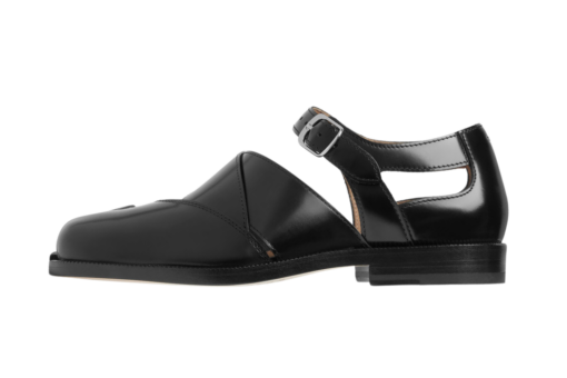 Maison Margiela Tabi Leather Sandals Black - 38