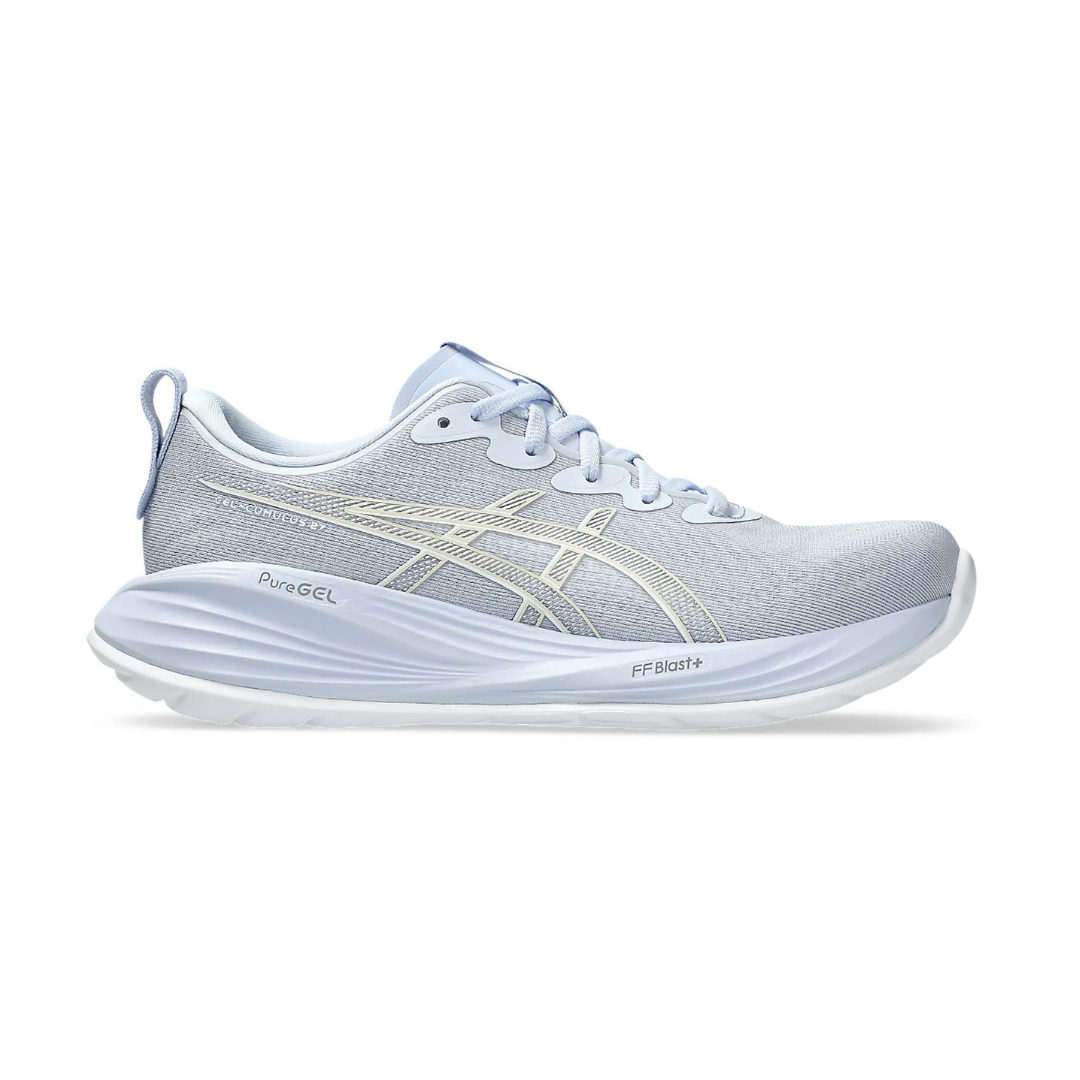 ASICS Gel-Cumulus 27 Blue Fade White 2026 | Drip Kickz ASICS Gel-Cumulus 27 Blue Fade White
