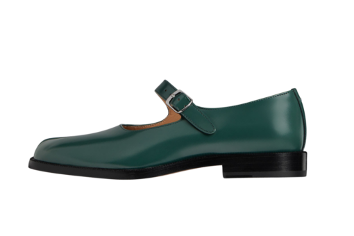Maison Margiela Tabi Mary Janes Green