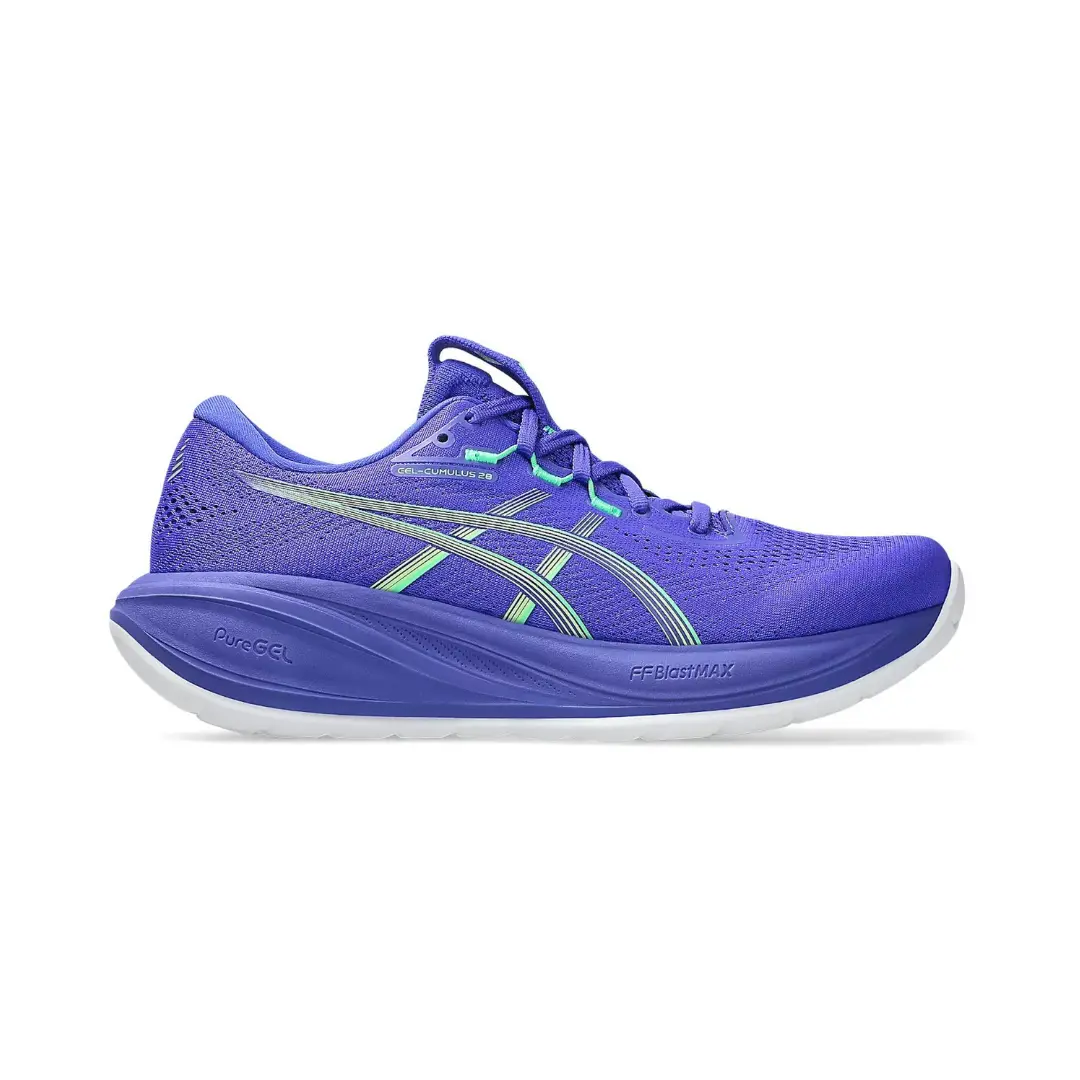 ASICS Gel-Cumulus 28 Cobalt Burst Illuminate Green 2026 | Drip Kickz ASICS Gel-Cumulus 28 Cobalt Burst Illuminate Green