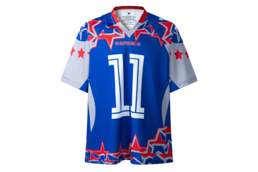 Travis Scott 11 Jersey T Shirt Blue