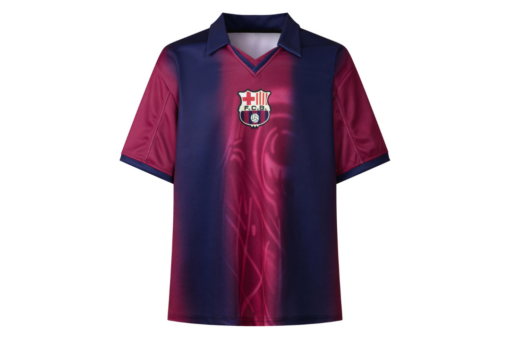 Travis Scott x FC Barcelona Cactus Jack Jersey T Shirt Violet And Navy Blue