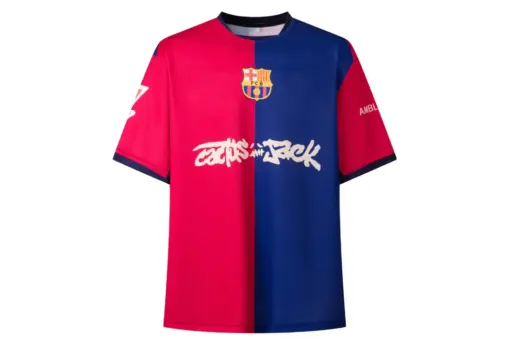 Travis Scott x FC Barcelona Cactus Jack Jersey T Shirt