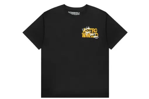 Travis Scott Astro World T Shirt Black