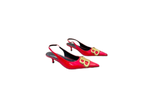 Balenciaga BB Slingback Pumps Red - 42