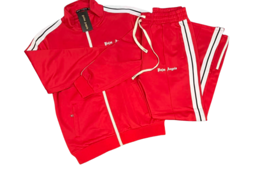 Palm Angels Zipped Tracksuit Red