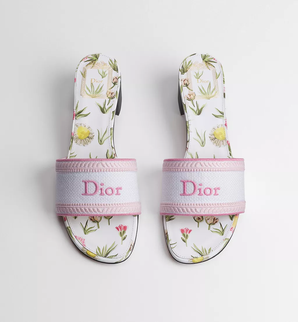 Heeled Slide White Songe Pink 2026 | Drip Kickz Heeled Slide White Songe Pink - Image 2