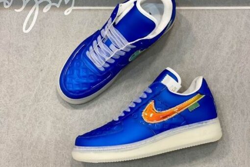 Nike x Louis Vuitton Air Force 1 Low “Virgil Abloh – White/Blue” Sneaker - 37