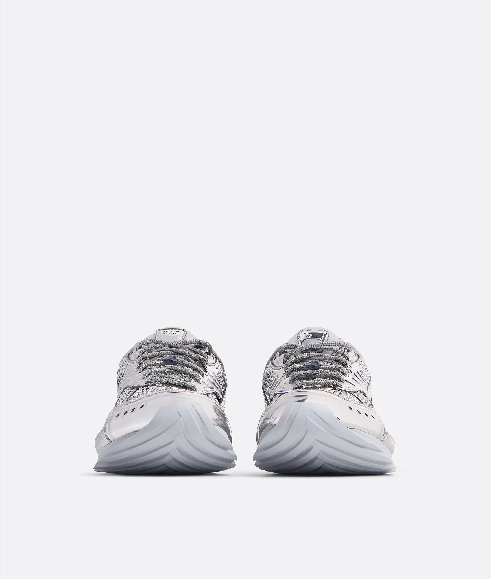 Bottega Veneta Orbit Sneaker White Silver 2026 | Drip Kickz Bottega Veneta Orbit Sneaker White Silver - Image 2