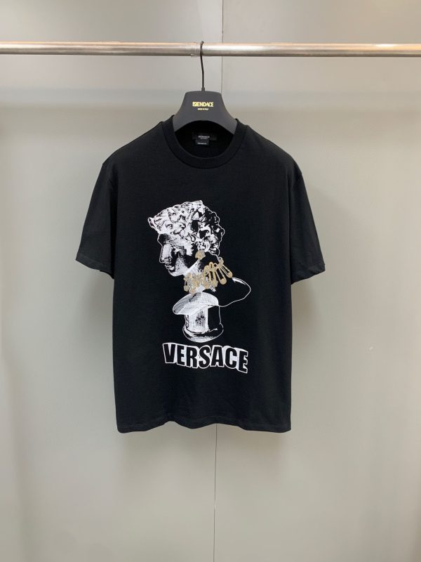 Versace T-Shirt Black 2026 | Drip Kickz Versace T-Shirt Black