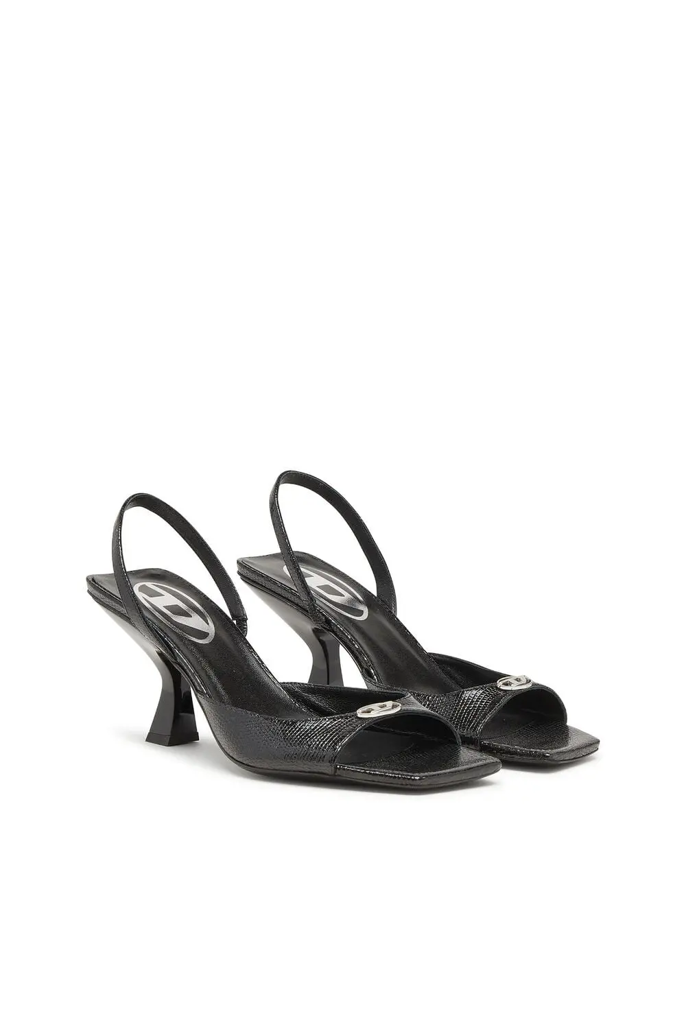 DIESEL Slingback Sandals Lizard-Effect Leather 2026 | Drip Kickz DIESEL Slingback Sandals Lizard-Effect Leather - Image 2