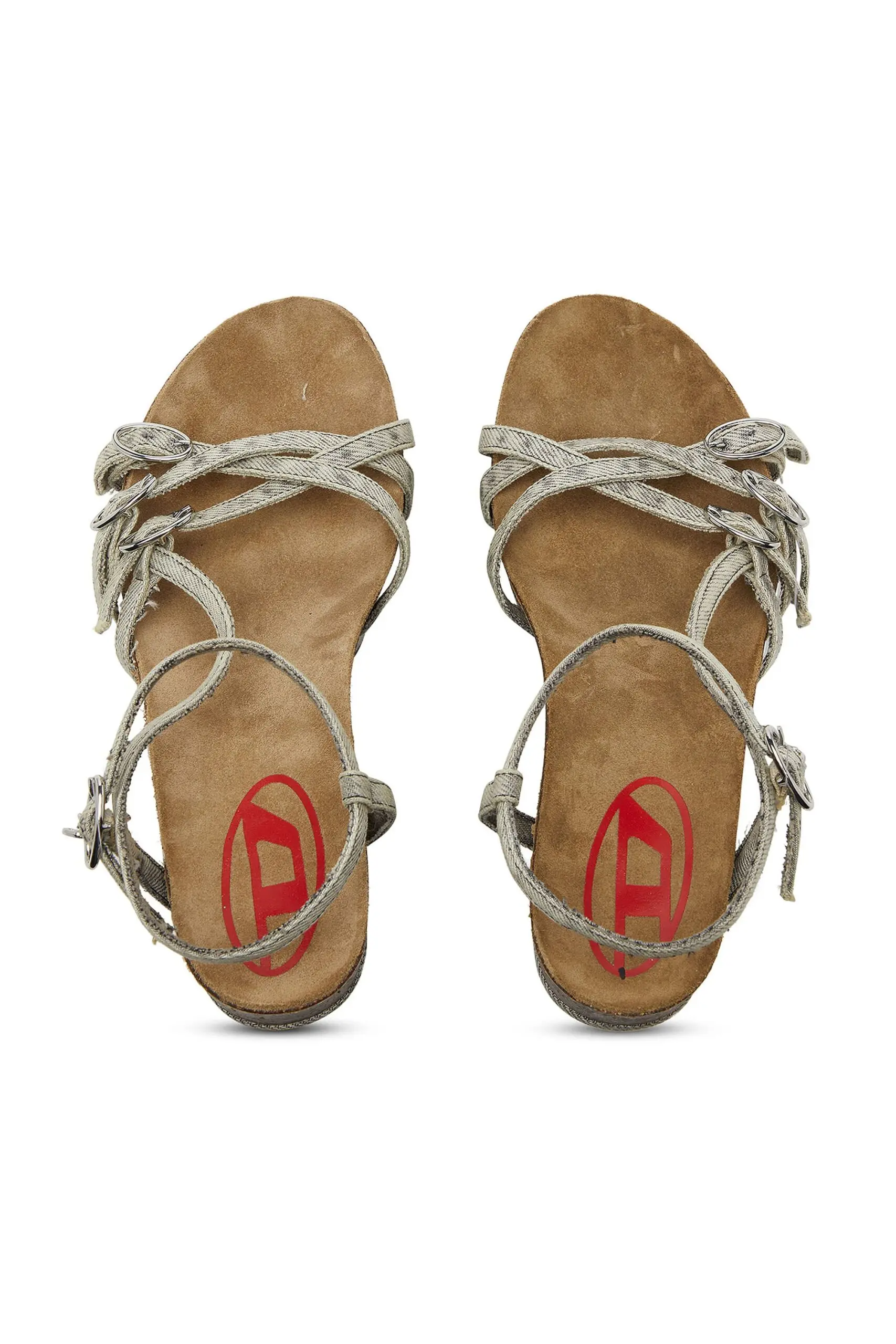 DIESEL Woodstock Strappy Platform Sandals Denim 2026 | Drip Kickz DIESEL Woodstock Strappy Platform Sandals Denim - Image 2